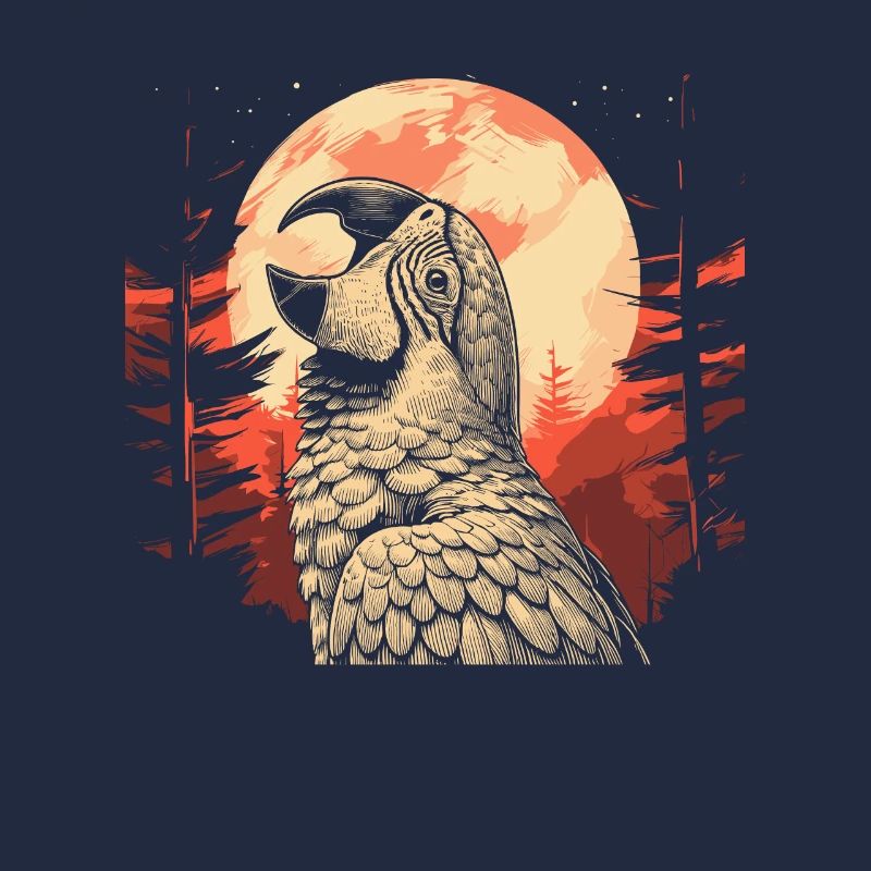 Papagei Moon Howling