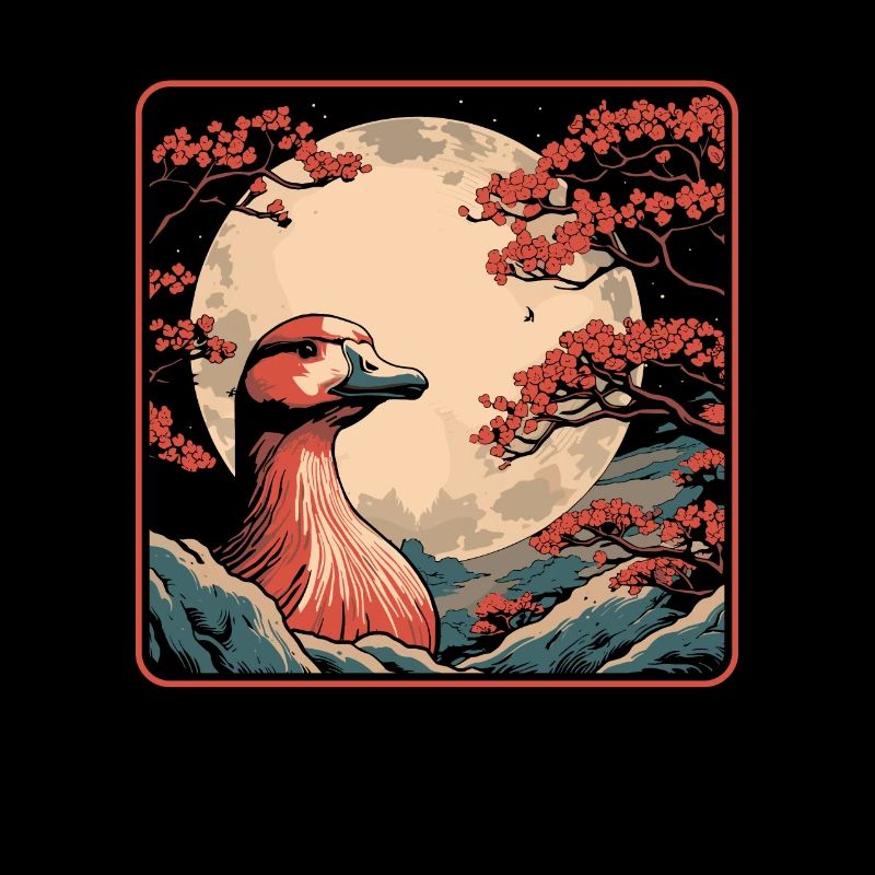 Ente Japan Cherry Blossom Moon