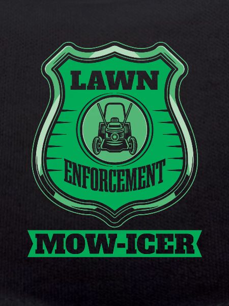 Lawn mower mowing