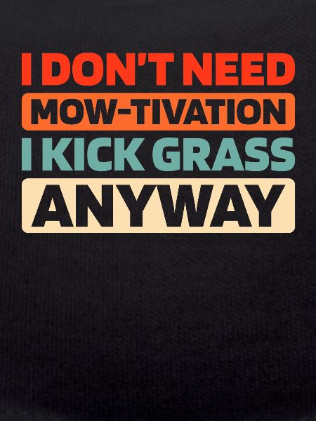 Lawn mower mowing