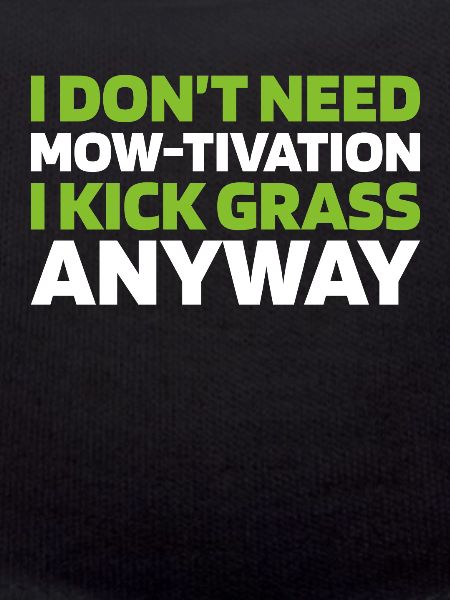 Lawn mower mowing