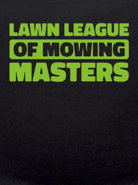 Lawn mower mowing