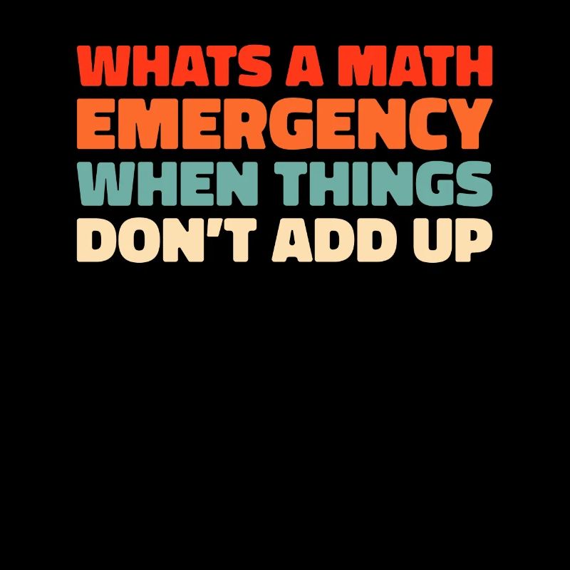 Mathe Mathematik Math Jeu de mots amusant