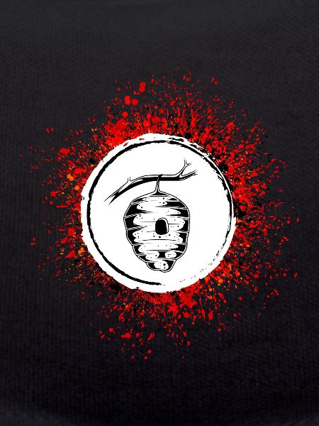 Beekeeper honey bee nest