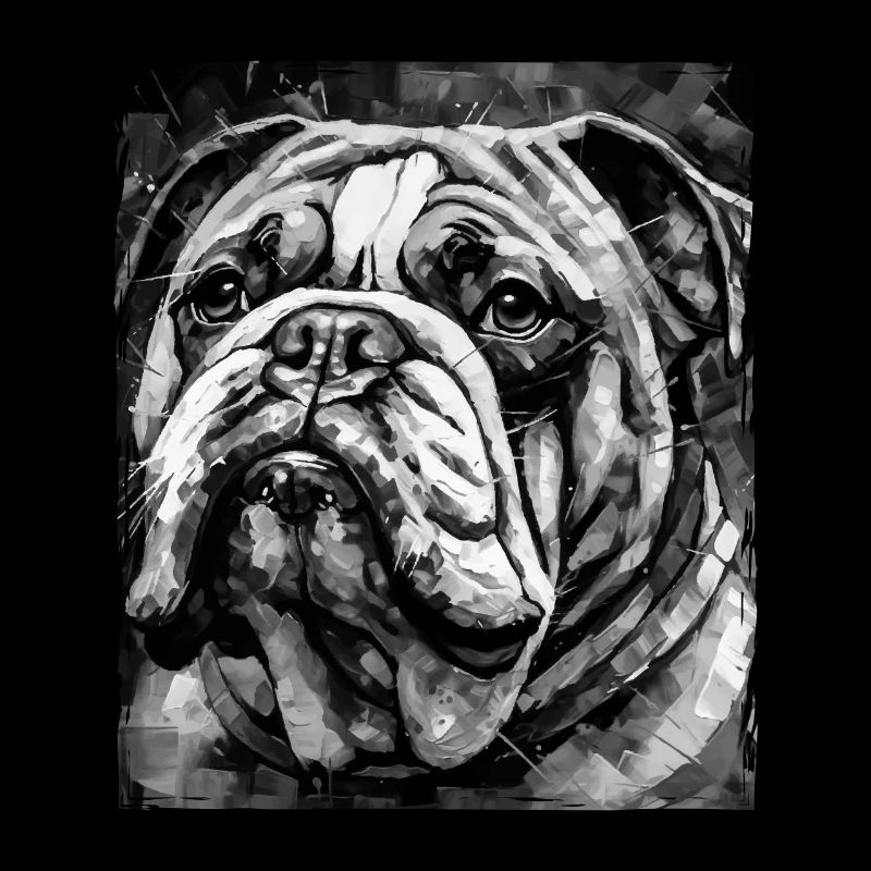Portrait de chien bouledogue