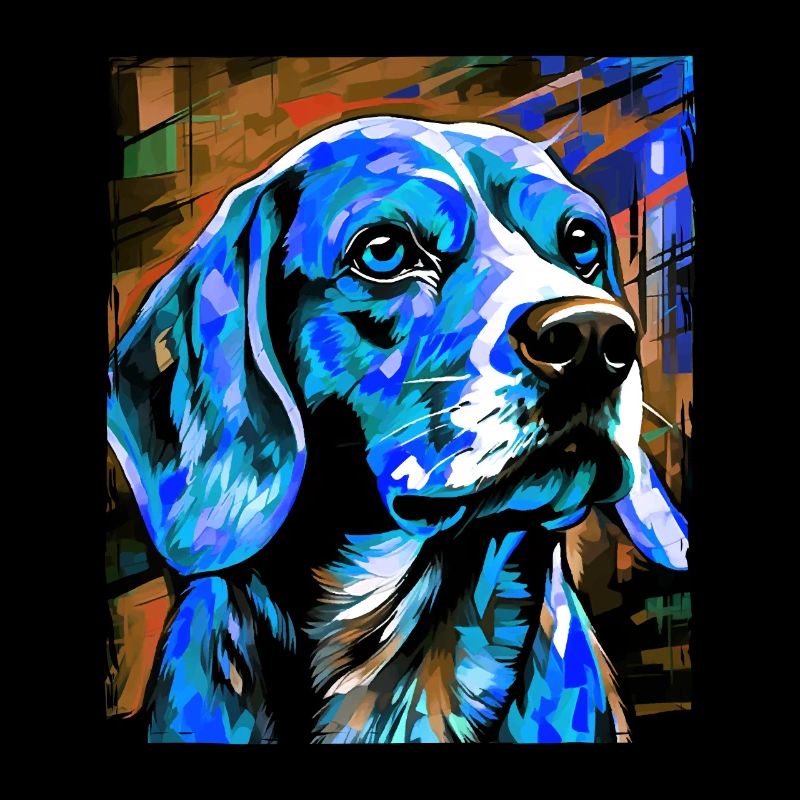 Portrait de chien beagle