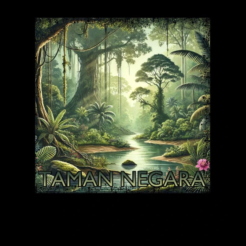 Taman Negara Forêt tropicale Malaisie Rivière tropicale