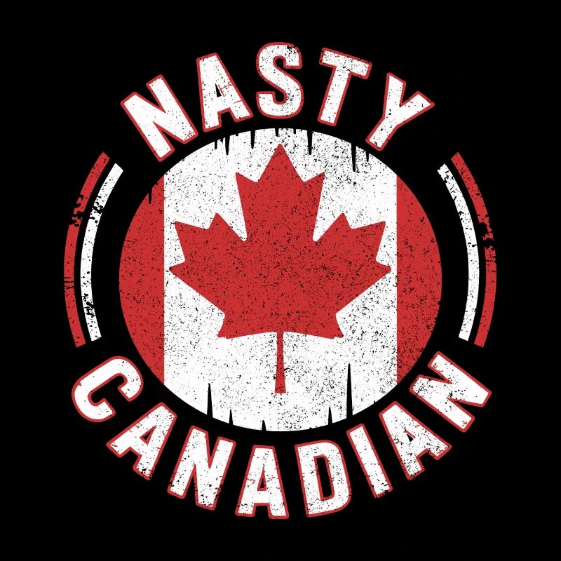 Méchant Canadien Drôle Canada Érable Coups de Coude