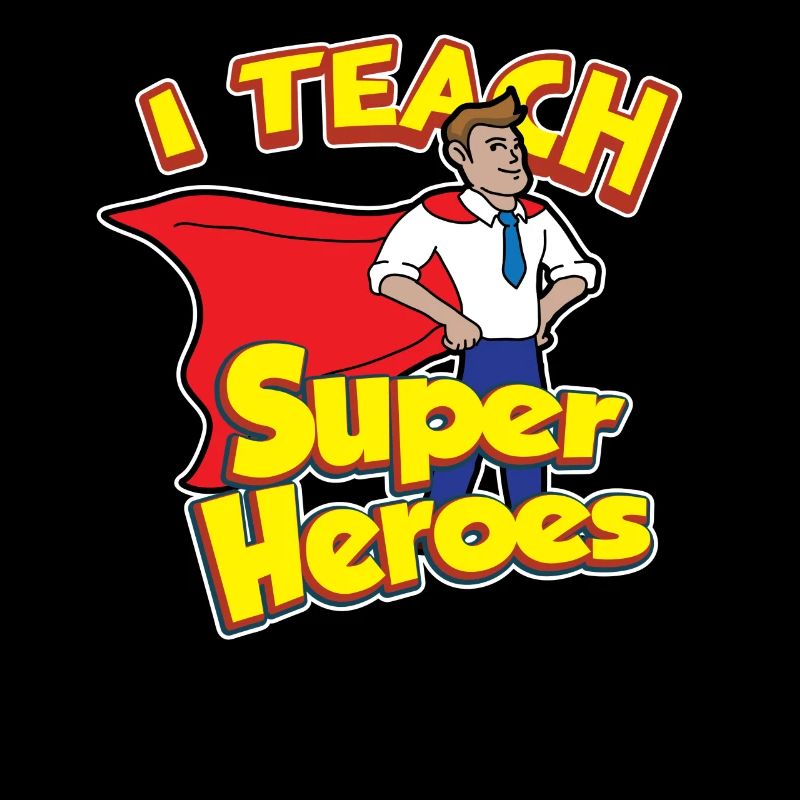 Lehrer Lehrertag Superhelden Lehrergeschenk