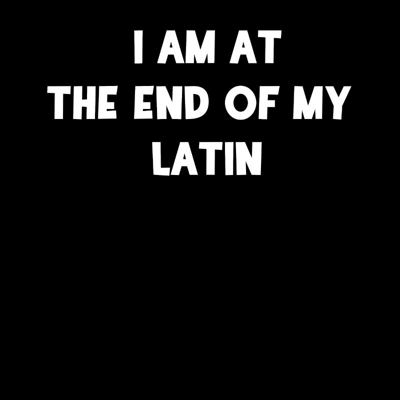 À la fin avec le latin