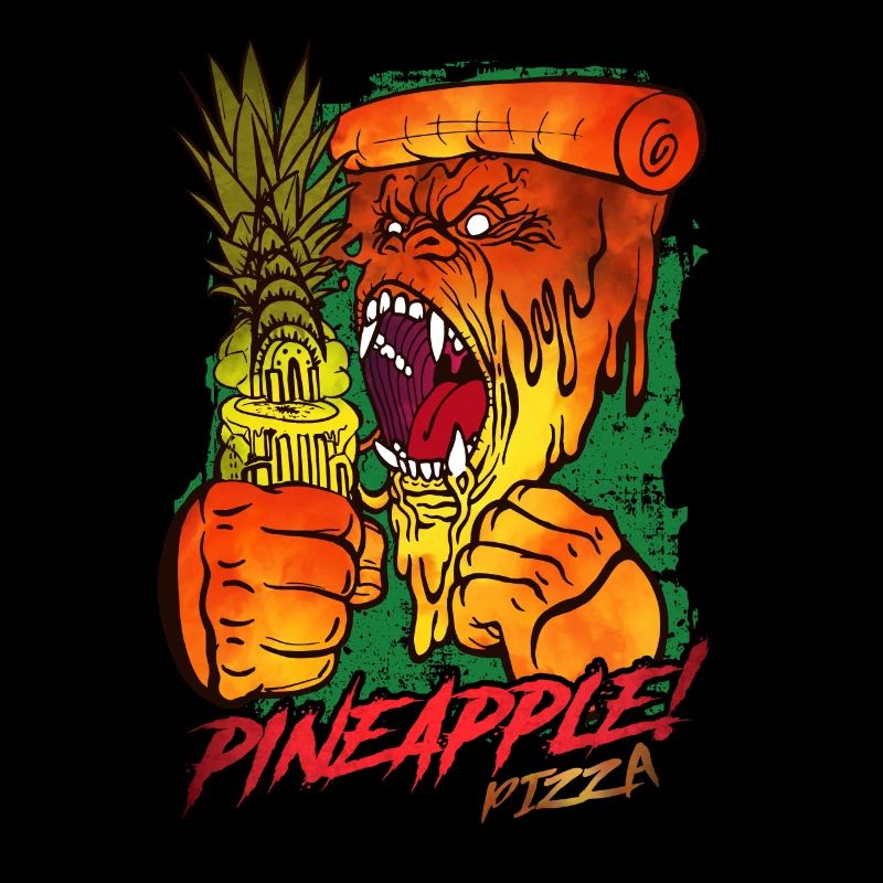 Gorilla Pineapple Pizza Hawaii lovers gift