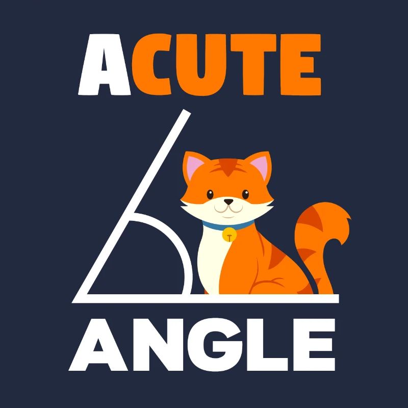 Cute angle cat math Math math teacher