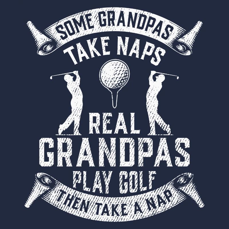 Echte Opas spielen Golf Opa Golfer Geschenk