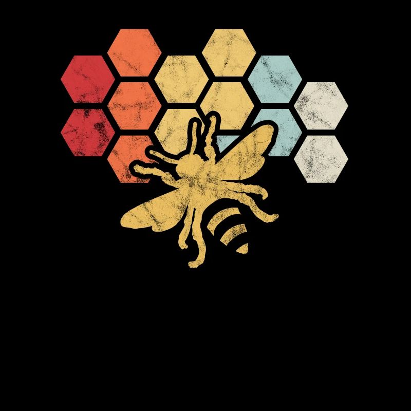 Bee Retro Vintage Beekeeper Birthday Gift
