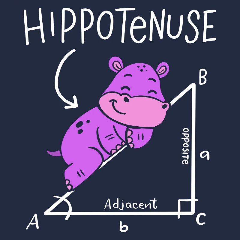 Hippotenuse Hypotenuse Triangle Geometry Math