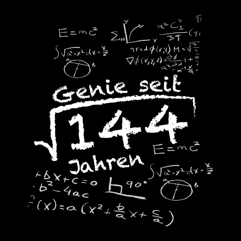 Lustiges Mathematik Geschenk zum 12. Geburtstag