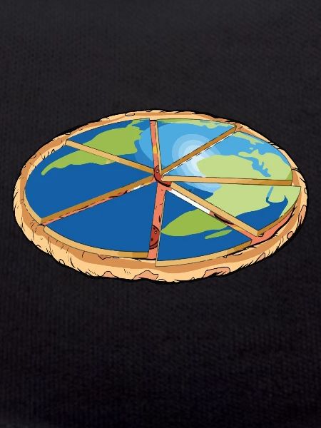 Pizza carries earth