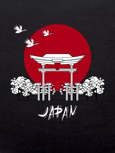 Japan Sun Crane Temple