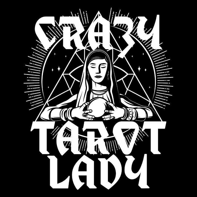 Verrückte Tarot-Lady Satanismus Hexerei
