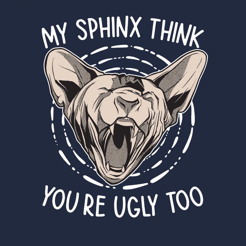 Mon Sphinx pense que toi aussi tu es moche Sphynx