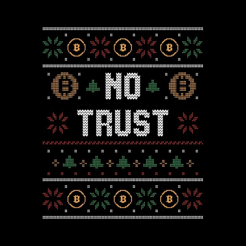 Pas de confiance dans crypto Crypto Crypto Noël