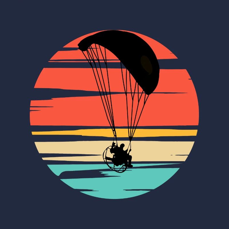 Paramotoring Powered Paragliding Sunset