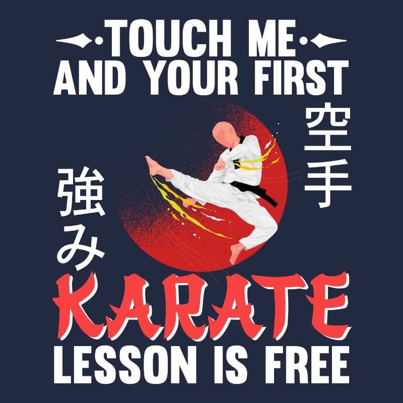Karate Black Belt Gi Uniform Touch