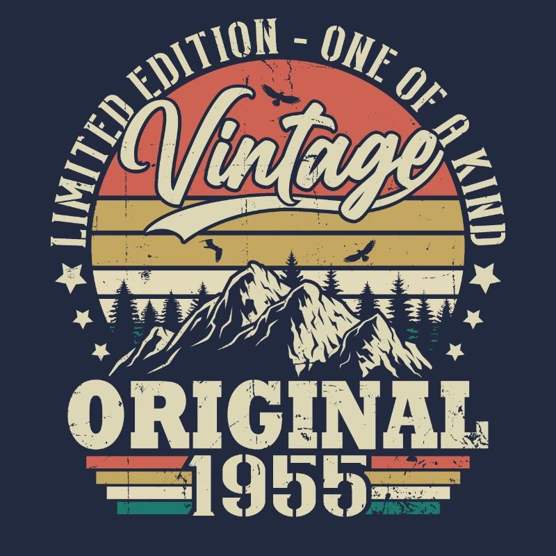 Vintage Geburtstag Geschenkidee Original 1955