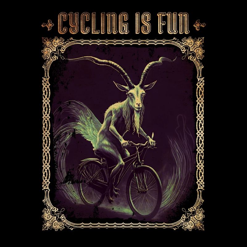 Cycling is Fun Goth