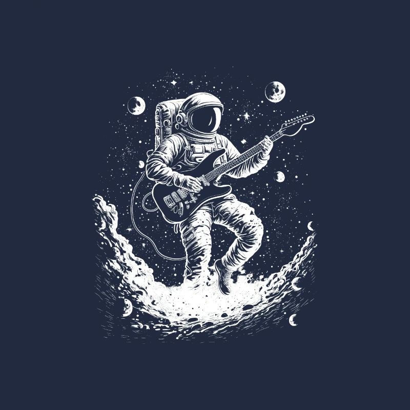 Astronaut Guitar Player