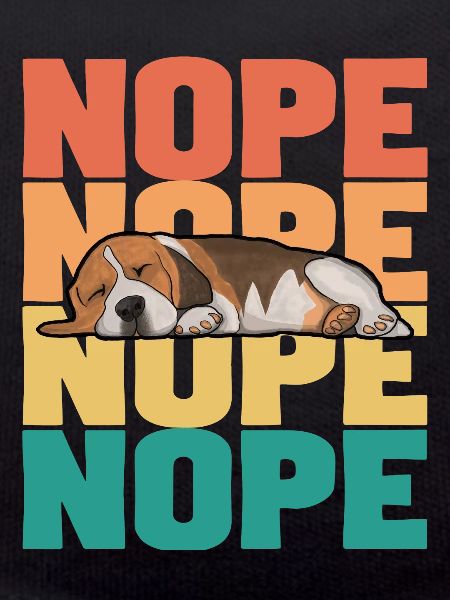 Beagle Dog Nope
