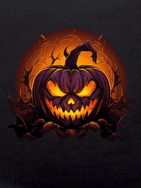 Halloween Spooky Jack O Lantern