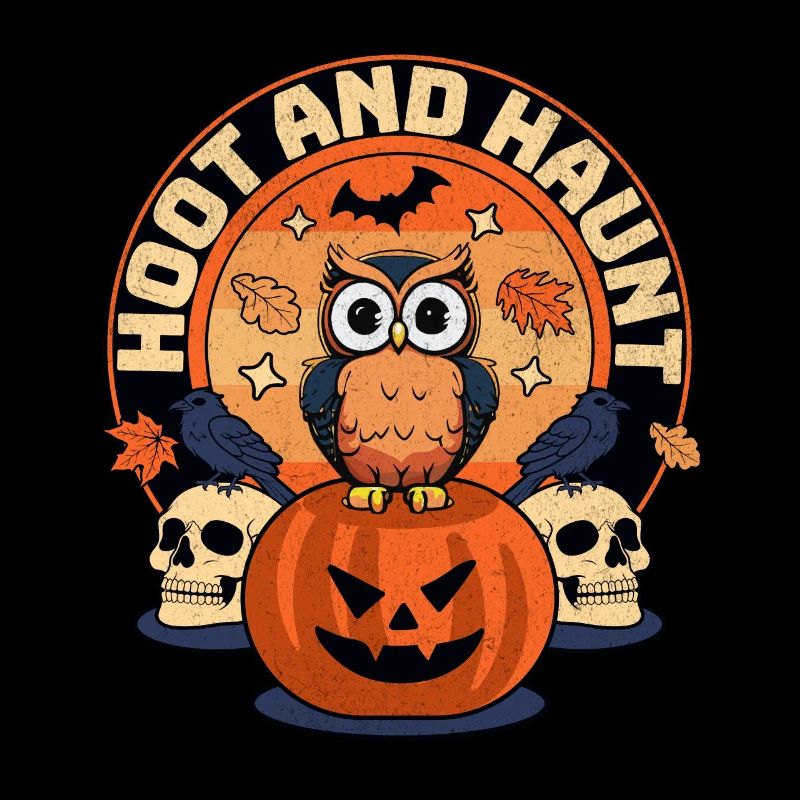 Scream and Spooky - Halloween Owl