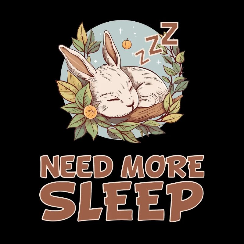 Schlafende Hasennachtkleidung - Serene Sleep