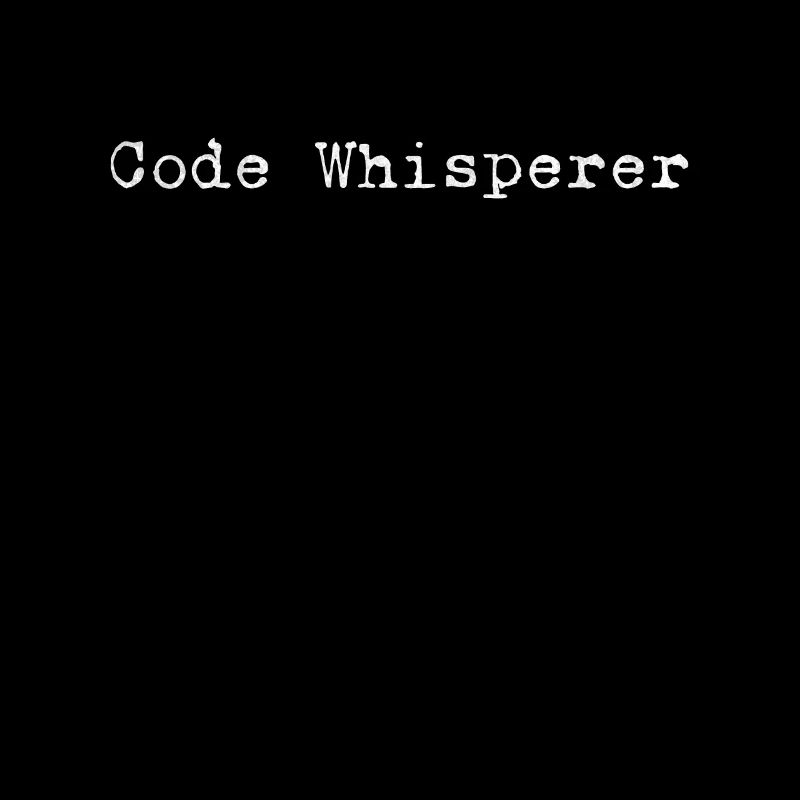 The Code Whisperer – Design pour les personnes expérimentées