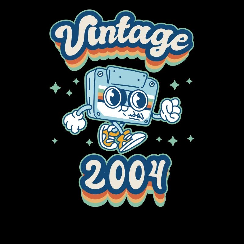 2004 Anniversaire Né En 2004 Rétro Millésime