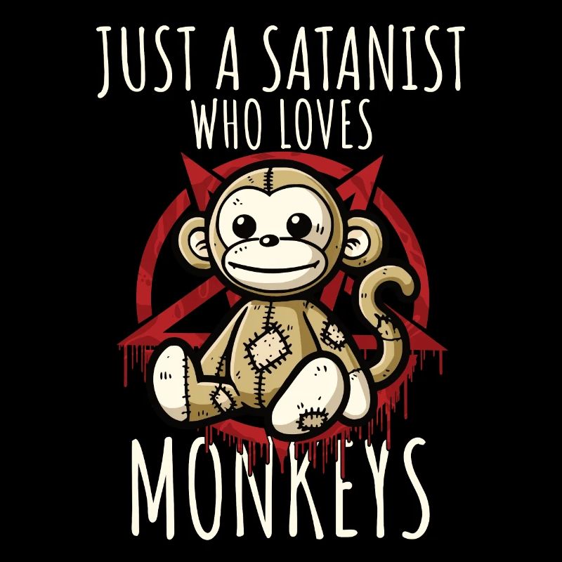 Ideal for goths who have a preference for monkeys