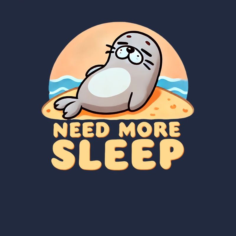 Besoin de plus de sommeil, drôle de phoque