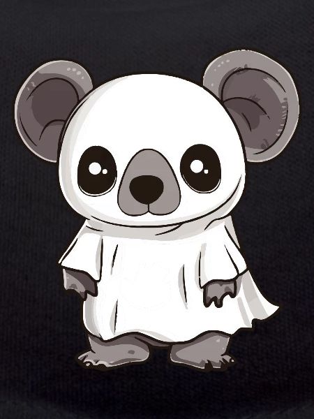 Koala Halloween Bande dessinée Fantôme