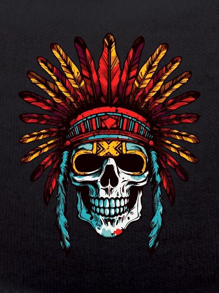 Crâne Apache Indien