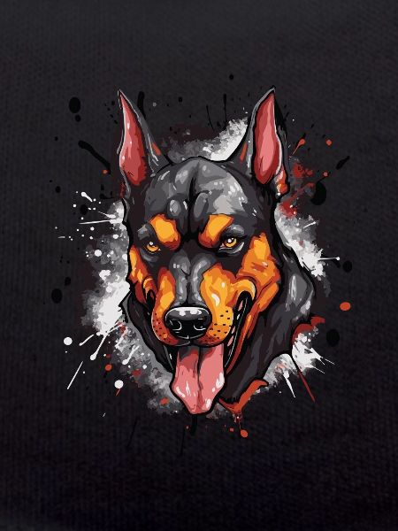 Doberman Head Icon Dog