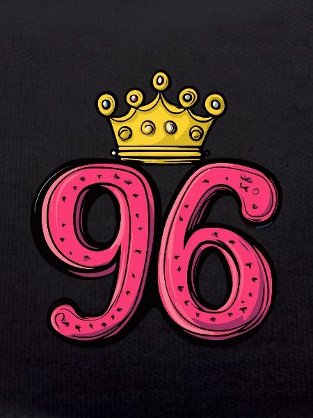 96 Numéro Jersey Couronne