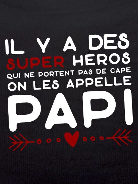 Papi super héros cadeau papy