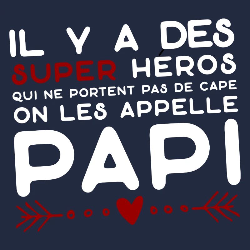 Papi super héros cadeau papy