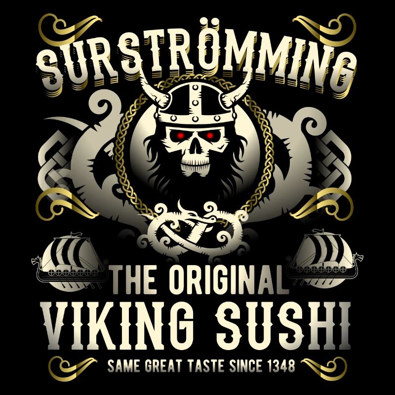 Surströmming T Shirt Viking Sushi