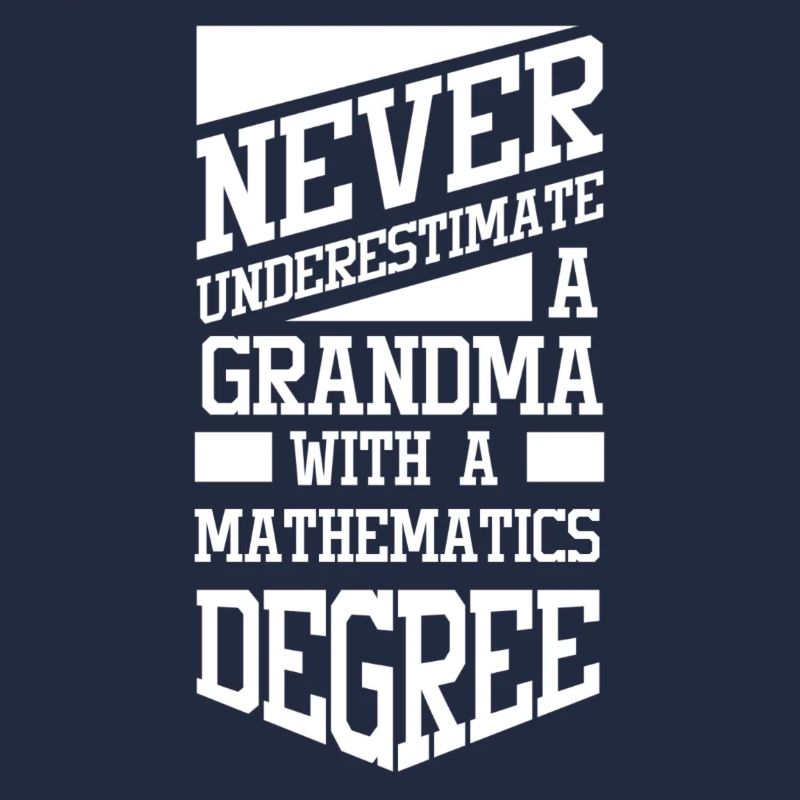 Eine Oma mit einem Abschluss in Mathematik