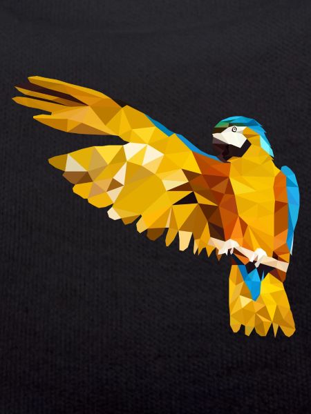 Parrot polygon bird