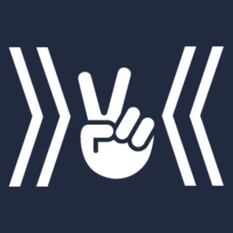 Peace Weiß Groß