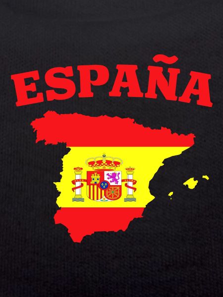 Spain Espana Flag Map