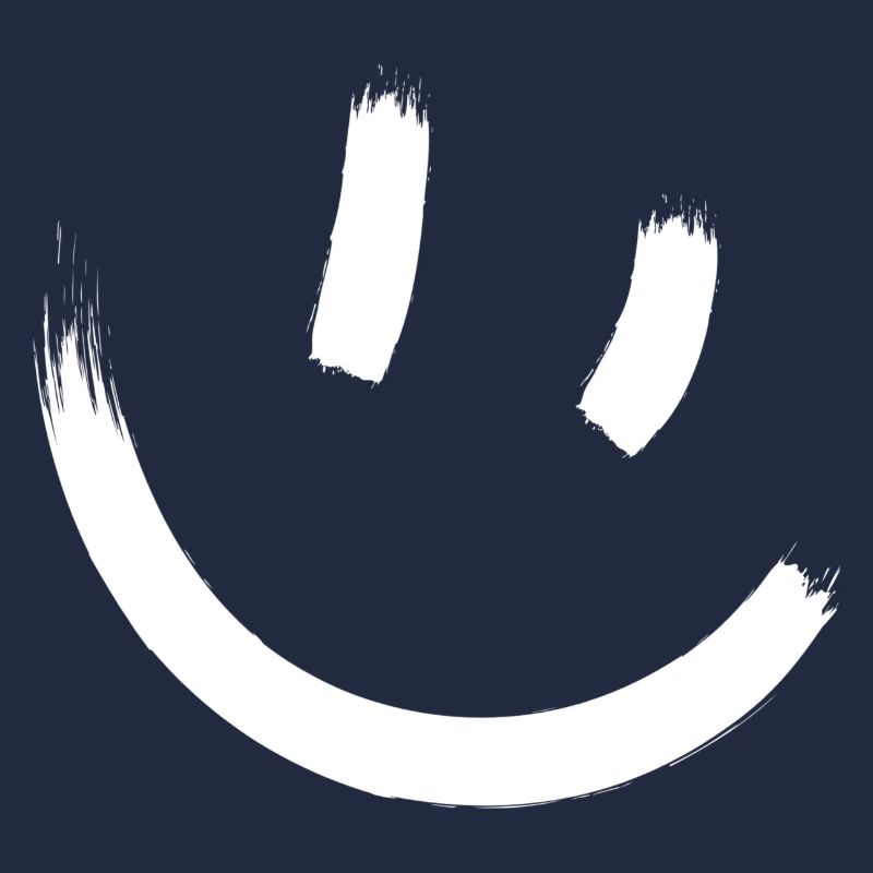Lachsmiley Gesicht lächeln Strichgesicht glücklich